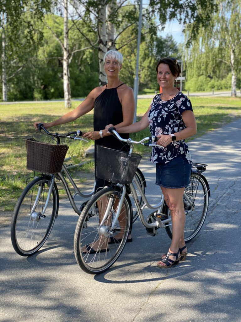 Anna-Karin Lindqvist och Stina Rutberg, forskare på LTU som har lett arbetet med framtagandet av en nationell rekommendation för aktiva skolresor.